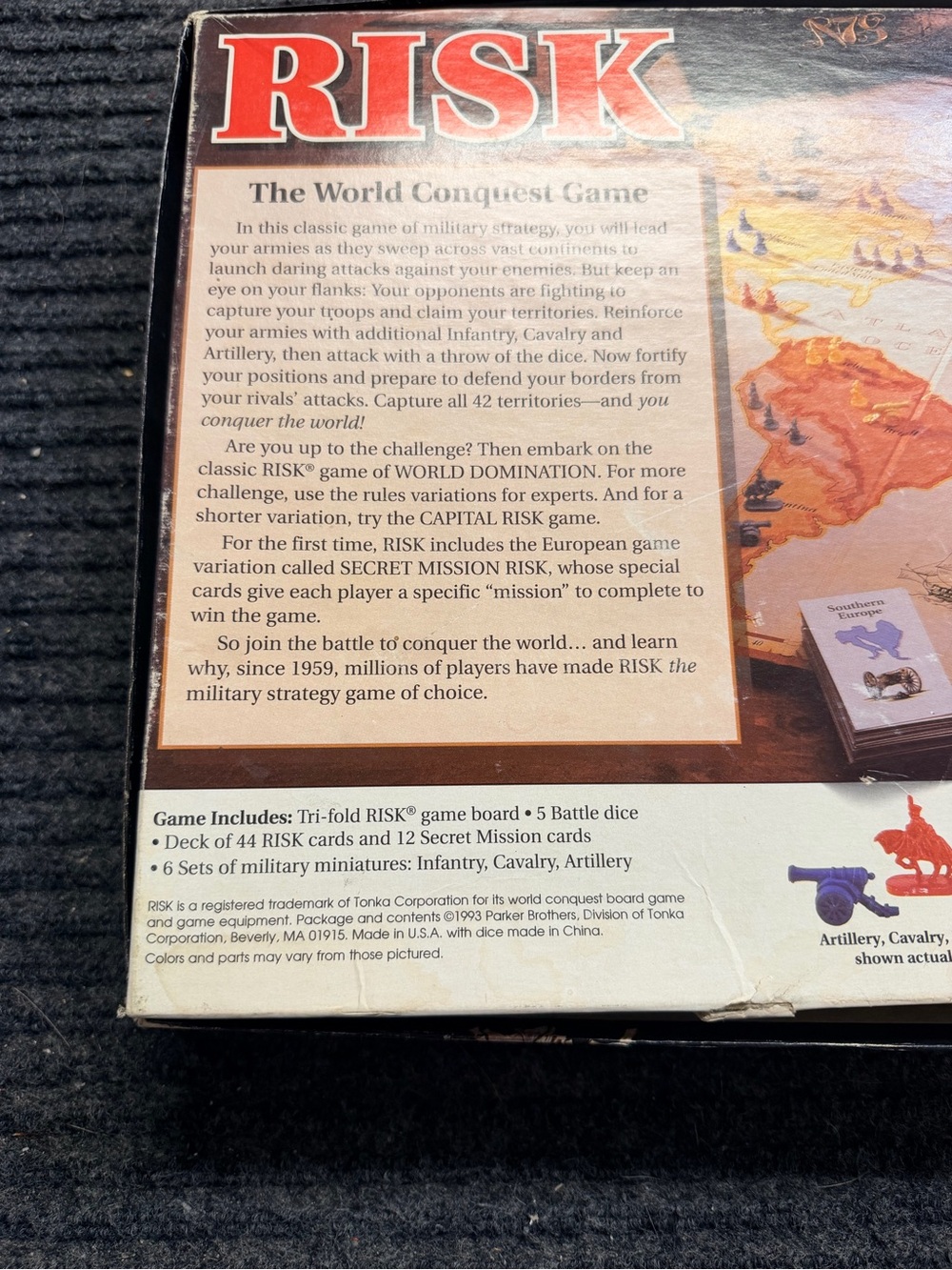 Parker Brothers Risk Board Game the World Conquest Vintage 1993 Edition - Picture 12 of 12